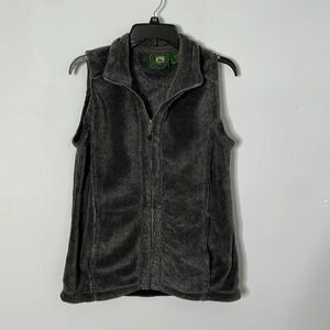 Stillwater Supply Co Gray Fleece Full Zip Vest